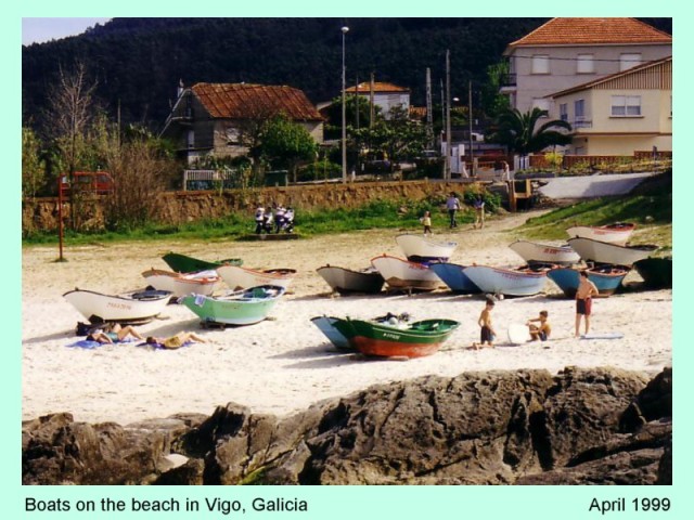 BOATS ON THE BEACH