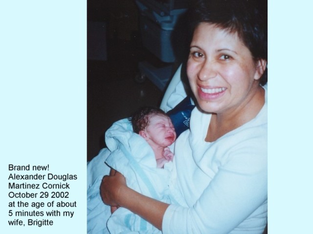 NEWBORN ALEX WITH MUM
