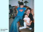 ALEX WITH MUM AND SISTER
