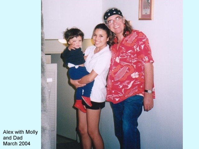 ALEX WITH MOLLY AND DAD