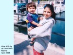 WITH MOLLY AT THE MARINA