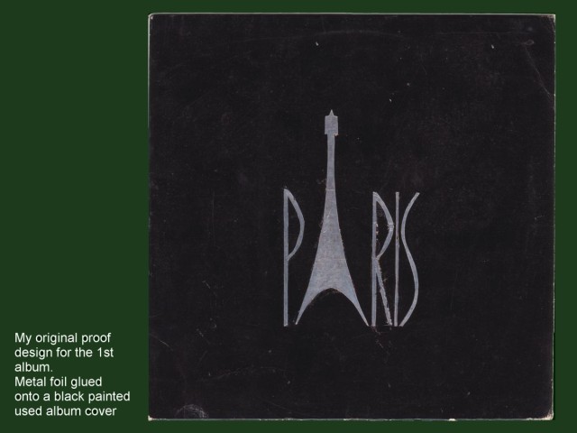 FIRST PROOF OF ALBUM COVER DESIGN