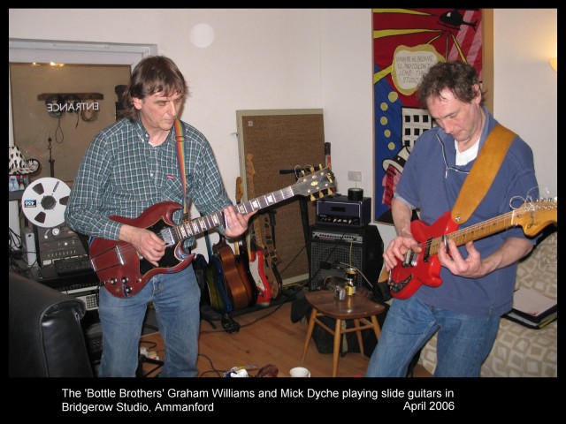 GRAHAM & MICK IN THE STUDIO