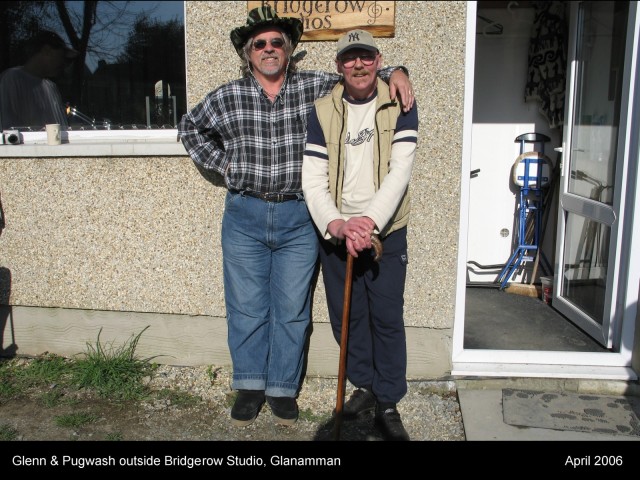 GLENN & PUGWASH AT THE STUDIO