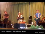 ONSTAGE IN BERGAMO, ITALY
