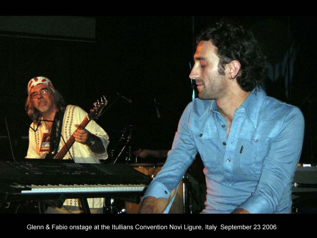 GLENN & FABIO ONSTAGE