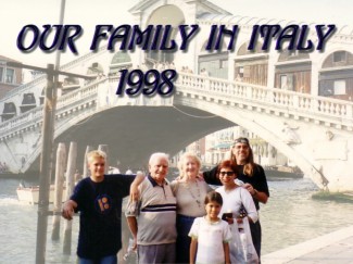 Highlight for Album: OUR FAMILY IN ITALY 1998