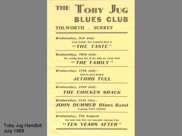 TOBY JUG HANDBILL