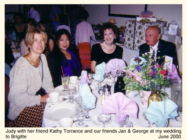  JUDY AT MY WEDDING IN 2000