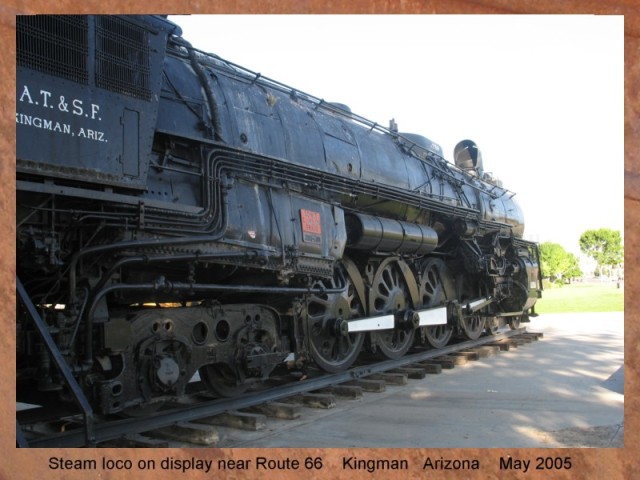  STEAM LOCO AT KINGMAN