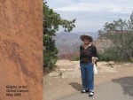 BRIGITTE AT THE GRAND CANYON