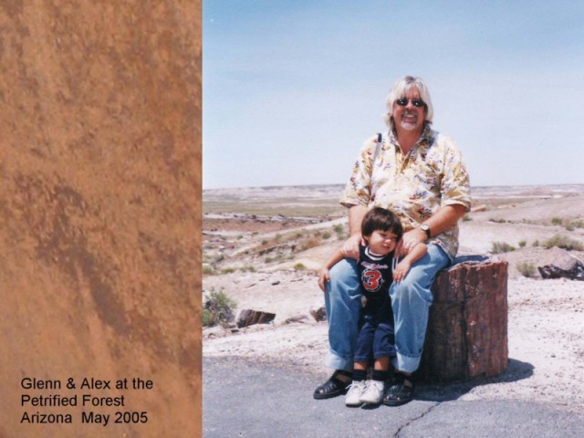 GLENN & ALEX AT THE PETRIFIED FOREST