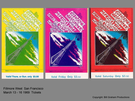 FILLMORE WEST TICKETS