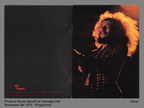 Carnegie Hall Programme Nov 1970