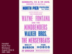 NORTH PIER HANDBILL AUGUST 22 &amp; 29 1965