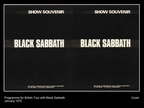 Tour With Balck Sabbath Programme