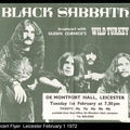 BLACK SABBATH TOUR FLYER FEBRUARY 1 1972