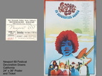 NEWPORT 69 FESTIVAL POSTER &amp; TICKET