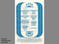 FILLMORE EAST HANDBILL