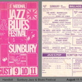 SUNBURY FESTIVAL HANDBILL