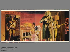 INNER COVER WITH SPANISH NOTES AND TITLES