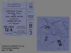 PORTSMOUTH TICKET