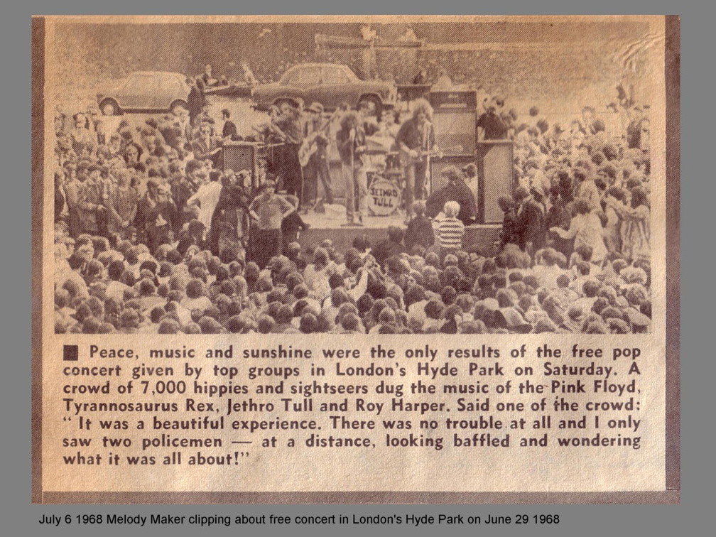 HYDE PARK FREE CONCERT