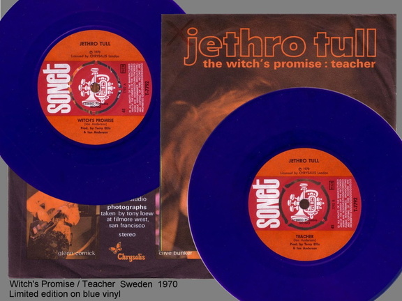  SWEDISH BLUE VINYL 45
