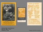 FILLMORE WEST HANDBILL &amp; TICKET
