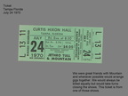 FLORIDA TICKET