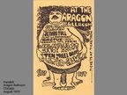 ARAGON BALLROOM HANDBILL