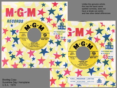 U.S. SUNSHINE DAY BOOTLEG 45