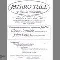 1997 ITALIAN TULL CONVENTION FLYER