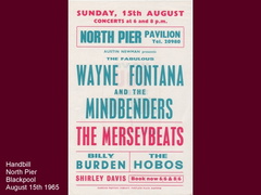 NORTH PIER HANDBILL AUGUST 15 1965