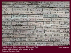 CAVERN CLUB MEMORIAL WALL