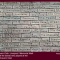 CAVERN CLUB MEMORIAL WALL