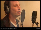MICK IN THE STUDIO