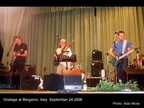 ONSTAGE IN BERGAMO, ITALY