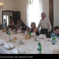 AT DINNER IN ITALY