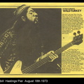 HASTINGS HANDBILL AUGUST 18 1973