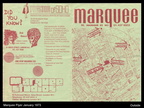 MARQUEE FLYER JANUARY 1973