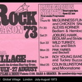 GLOBAL VILLAGE HANDBILL JULY 1973