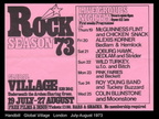 GLOBAL VILLAGE HANDBILL JULY 1973