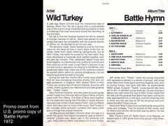 BATTLE HYMN PROMO INSERT